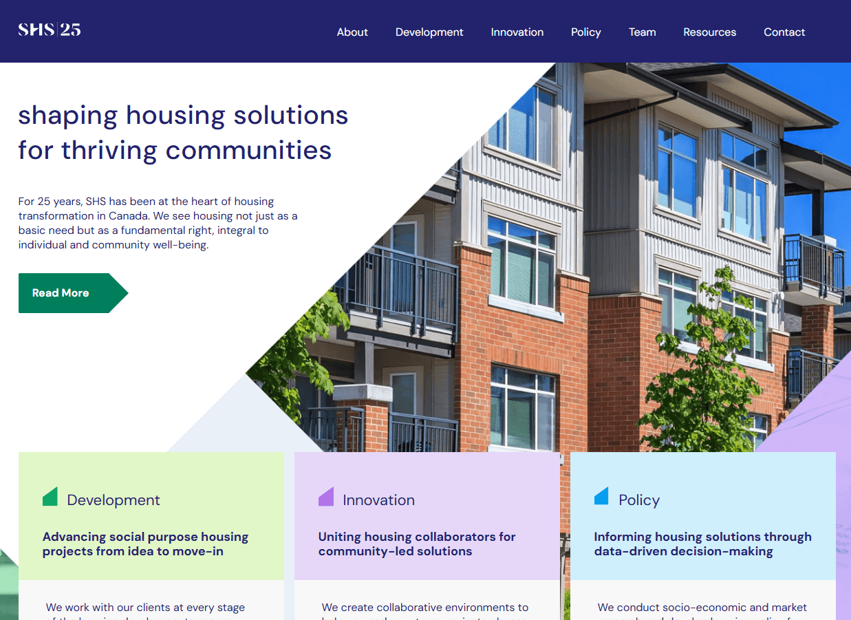 Website homepage